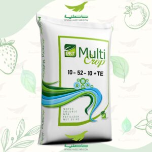 خرید کود کامل 10 52 10 مولتی کراپ دی آر تی 10 کیلوگرم - فروشگاه کشاورزی حاصلیار