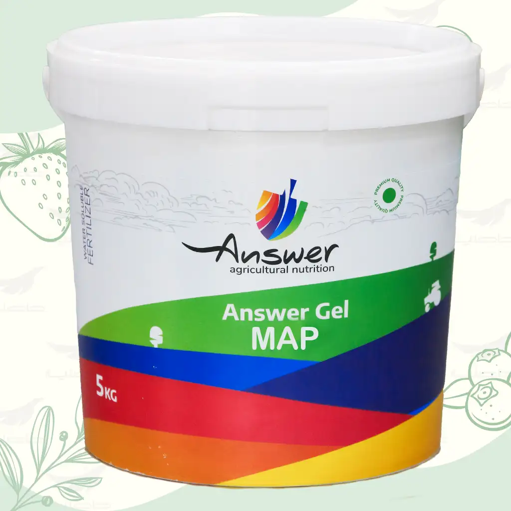 map answer کود مونوآمونیوم فسفات انسر ژل 0-61-12 فروشگاه کشاورزی حاصلیار